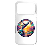 Brèche de Baleine à Bosse au Coucher du Soleil de l'océan, Paysage Marin Vibrant Coque pour iPhone 17 Pro