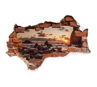 Brèche murale trou 3D Côte de rêve 60x40