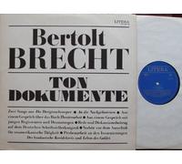BRECHT, Bertolt - BRECHT, Bertolt / TON DOKUMENTE / 1956 / Klapp-Bildhülle mit ORIGINAL 4seitiger Text-Beilage / LITERA # 860238 und 860239 / Deutsche Pressung / 12" Doppel Langspiel Schallplatte / Zwei Songs aus DIE DREIGROSCHENOPER / An die Nachgeborenen / Aus einem Gespräch über das Buch Fteaterarbeit / Aus einem Gespräch mit jungenRegisseuren und Dramaturgen / u.s.w.