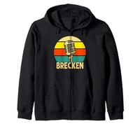 Brecken Microphone rétro avec nom des années 80 Sweat à Capuche