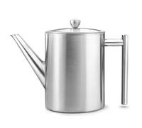 Bredemeijer 3151MS / Minuet Cylindre Théière Acier brossé mat 1.2 l, Argenté.