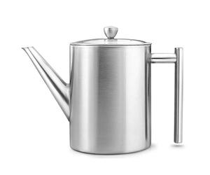 Bredemeijer 3151MS / Minuet Cylindre Théière Acier brossé mat 1.2 l, Argenté.