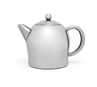 Bredemeijer 3306MS Théière Minuet Santhee Acier brossé mat 1 l, Métal Satiné