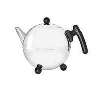 Bredemeijer 1304Z Duet Bella Rond Théière Acier Inoxydable Poignée Noir 1,2 L