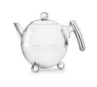 Bredemeijer - Duet® Bella Ronde - Théière double paroi - 1,5 litre - Acier inoxydable - Garnitures chromées