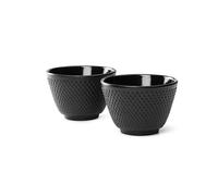 Bredemeijer Tasse à thé Asia Jang noir Lot de 2