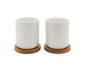 Bredemeijer Mug Umea 200ml Blanc avec Support, Gres