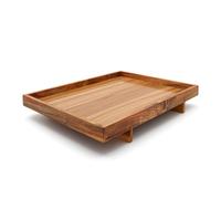 Plateau en Acacia - BREDEMEIJER - Wazuka - Rectangulaire - 40 x 30 x 6 cm - Durable