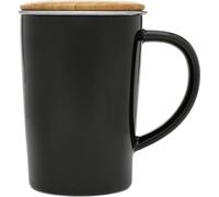 Bredemeijer Tasse à thé noir 400 ml + filtre + couvercle en bambou