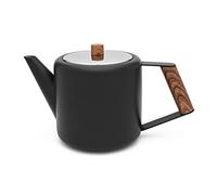 Bredemeijer - Théière double paroi Duet Design Boston - 1,1 litre - Acier inoxydable - Noir mat