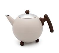 Bredemeijer - Théière double paroi Eva - 1,1 litre - Gris béton - Avec filtre