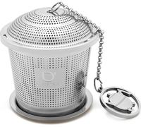 Bredemeijer Œuf à thé en chaîne avec support Acier inoxydable 191006