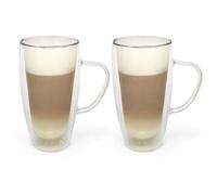Bredemeijer - Verres à double paroi cappuccino/latte macchiato - 400 ml - s/2