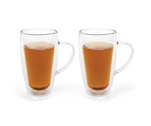 Bredemeijer - Verres à thé à double paroi avec anse - 320 ml - s/2