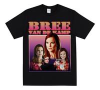 Bree Van De Kamp Homage T-Shirt for Desperate Housewives Fans Birthday Thermal T Shirts Mens - Unisex 100% Cotton Black L