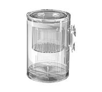 Breeder Box Fish Tank, Baby Fish Separator, Acrylic Incubator, Transparent Nursery with Suction Cup, Betta Guppy Killifish Shrimp Breeding Equipment, Aquarium Hatchery Accessory