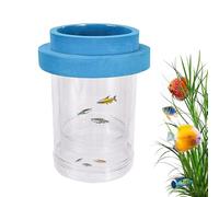 Breeding Box Aquarium, Fish Fry Isolation Chamber, Floating Hatchery Box with separation System, Transparent Acrylic Nursery Container, Anti Predator Divider Design Chamber, Tank Care Use for Guppy