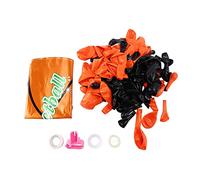 Breeshy 110 PièCes SéRies Kit D'Arche de Guirlande de Ballon à ThèMe de Basket Ballons Orange Noirs pour Les Fournitures de FêTe de DéCor de ThèMe de Sport de Basket-Ball
