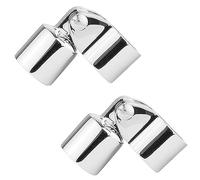 Breeshy 2 PCS Capuchon Coulissant Manchon Coulissant Combinaison Ensemble en Acier Inoxydable Yacht Toit Auvent Support Fixe 22mm