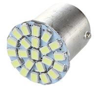 Breeshy 2 X 1156 Ba15s/P21W 1206 Ampoule Lampe SMD 22 LEDs Blanc 12V pour Voiture