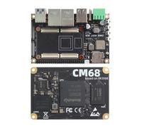 Breeshy Boîtier hôte CM68 et carte mère CM68 Sortie compatible avec 2 ports Ethernet de 1000 m 5 ports USB -A55 CANBus pour Klipper