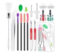 Breeshy Kit de Nettoyage de Machine à Coudre 17 Pièces, Outils de Nettoyage et de Réparation de Machine à Coudre