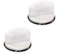 Breeshy Paquet de 2 Boutons de Commande de Minuterie de Rondelle WH01X10310 pour Point Chaud éLectrique GéNéRal AP3994965 PS1482286 175D3296