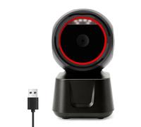 Breeshy Scanner de Codes-Barres Filaire 1D 2D QR Lecteur de Détection Automatique Lecteur de Codes-Barres de Bureau USB