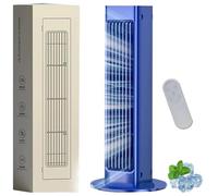 Breezamax AC, Breeze Max Air Cooler, BreezeMax Portable Air Conditioners, Beat the Scorching Heat & Humidity - Instantly, Small and Compact Ultra Quiet Energy Efficient (blue - Charging)