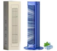 Breezamax AC, Breeze Max Air Cooler, BreezeMax Portable Air Conditioners, Beat the Scorching Heat & Humidity - Instantly, Small and Compact Ultra Quiet Energy Efficient (blue-Plugged in)