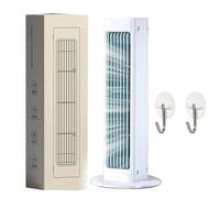 Breezamax, Breeze Max Air Cooler, Qinux Brizaac - Climatiseur Mobile, Mini Climatiseur Portable, Rafraichisseur D'air Silencieux USB avec 3 Vitesses, Climatiseur mural sans perçage (Blanc)