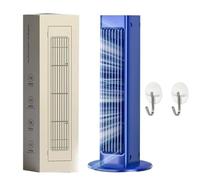 Breezamax, Breeze Max Air Cooler, Qinux Brizaac - Climatiseur Mobile, Mini Climatiseur Portable, Rafraichisseur D'air Silencieux USB avec 3 Vitesses, Climatiseur mural sans perçage (Bleu)