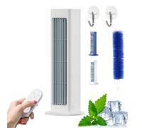 Breezamax, Climatiseur Portable Breeze Max, Qinux BreezaMax : Éliminez Instantanément La Chaleur Et L'humidité ! Climatiseurs Portables Rechargeables À 3 Vitesses (White)