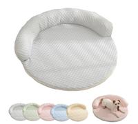 Breeze Bed for Cats, LapCatz Breeze Bed, Summer Ice-Silk Pet Cooling Mat, Breathable and Cool Round Pet Mat for Cat and Dog (Gray,70cm)