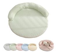 Breeze Bed for Cats, LapCatz Breeze Bed, Summer Ice-Silk Pet Cooling Mat, Breathable and Cool Round Pet Mat for Cat and Dog (Green,60cm)