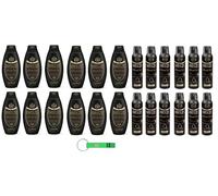 Breeze Black Oud Lot de 12 déodorants en spray 150 ml + 12 shampooings douche et gel douche 400 ml + porte-clés Beni Culinari