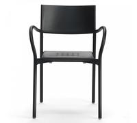 Breeze Chaise Segis Noir Aluminium poli - S0466