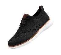 Breeze Chaussures pour homme Wearbreeze Chaussures de costume en tissu tricoté Chaussures à lacets Chaussures de marche confortables Chaussures de loisirs classiques Oxfords Chaussures de mariage