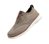 Breeze Chaussures pour homme Wearbreeze Chaussures de costume respirantes en tissu tricoté Chaussures à lacets Chaussures de marche Chaussures de loisirs classiques Oxford Chaussures de mariage douces