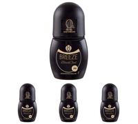BREEZE | Déodorant Roll On BlackOud, 1 x 50 ml (Lot de 4)