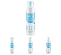 BREEZE | Déodorant Spray Fraîcheur Talquée, 1 x 150 ml (Lot de 4)