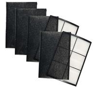 Breeze Filtre de rechange pour purificateur d'air de table Purezone Breeze PECOMPAP. Lot de 2 préfiltres H13 HEPA 4 à charbon actif.