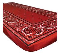 BREEZE in The Tablecloth, Bandana Rouge., 36in x 96in (8ft)