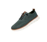 Breeze Men's Lightweight Mesh Casual Dress Sneakers, Soft Sole Business Casual Shoes for Travel, Office, Daily Wear (Light Green,46)
