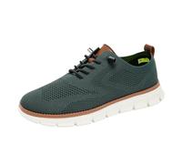 Breeze Shoes for Men, Lightweight Breathable Casual Oxfords, Comfortable Mesh Dress Sneakers for Walking & Business Travel (YM,44)