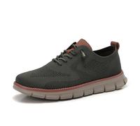Breeze Shoes for Men, Men’s Breeze Casual Sneakers, Breathable and Comfortable (Army Green*1 Pair,39.5)