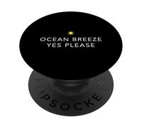 Breeze Yes Please Beach Goer PopSockets PopGrip Adhésif