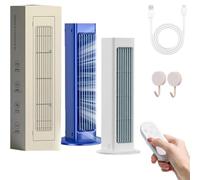 BreezeMax Air portable Breeze Maxx Portable AC, silencieux, économe en énergie, vitesse du vent à trois vitesses, rechargeable, convient pour voiture et chambre à coucher (Mix, rechargeable)