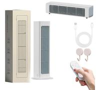 BreezeMax Air portable Breeze Maxx Portable AC, silencieux, économie d'énergie, vitesse du vent à trois vitesses, rechargeable, convient pour voiture et chambre à coucher (blanc, rechargeable)