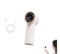 Breezio Fan, 100 Speeds Rechargeable Handheld Fan Portable, Breezio - Powerful Cooling For On-The-Go Comfort With Led Display Rapid Cooling For Travel, Outdoor, Office (Blanc)